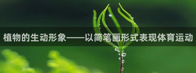 意昂5Kgame4登录：植物的生动形象——以简笔画形式表现体育运动
