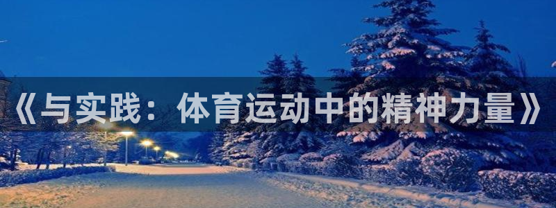 意昂5Kgamef凯捷平台在线注册：《与实践：体育运动中的精神力量》